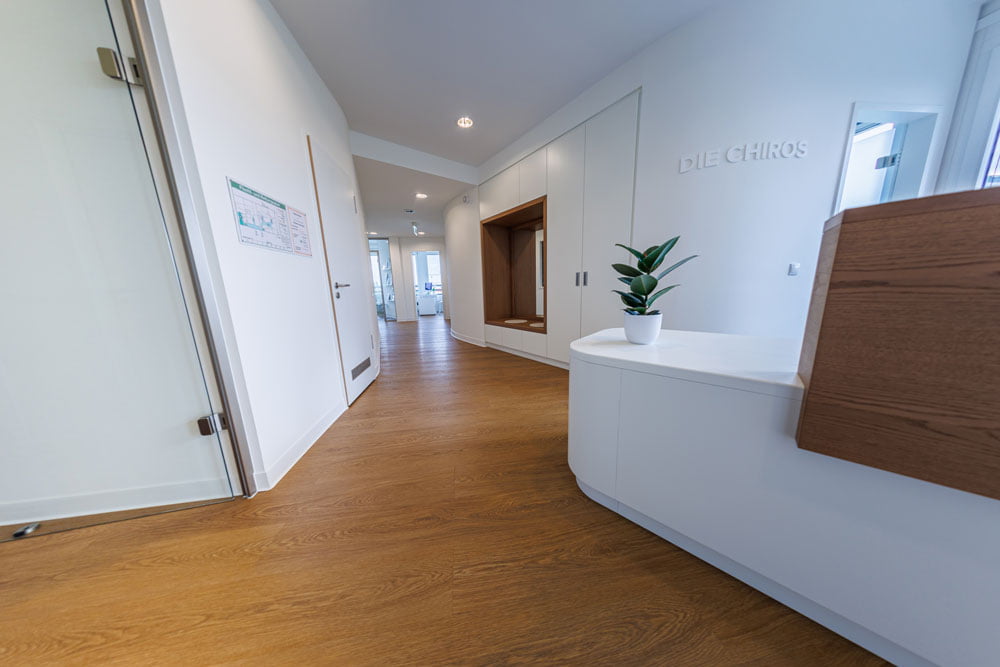 Die Chiros Praxis Eingang